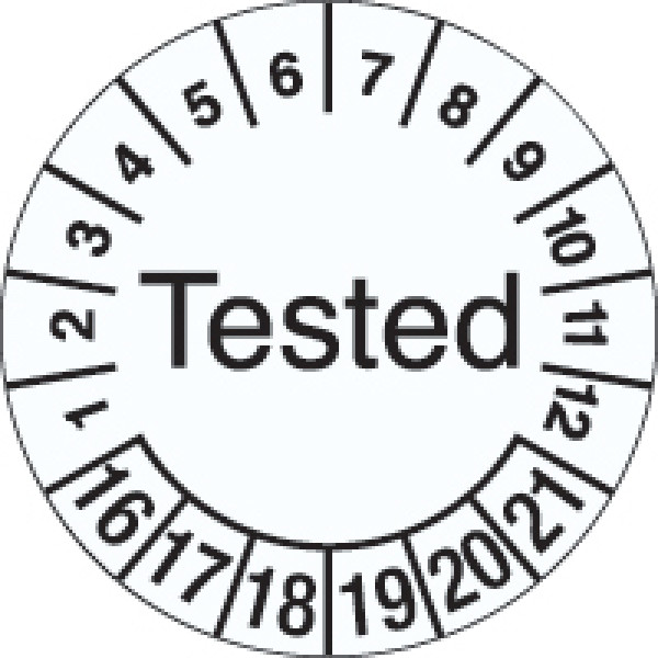 Tamperevident Inspection Date Labels Tested