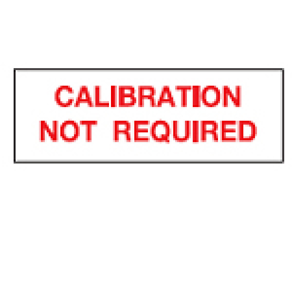 Writeon Calibration Labels Calibration not required