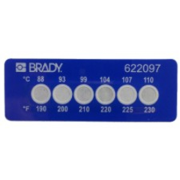 Irreversible Temperature Indicating Labels 6 Level