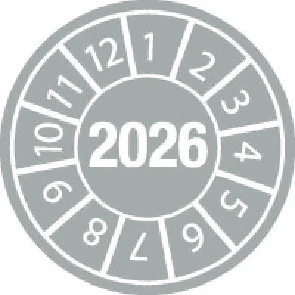 Tamper-evident Inspection Date Labels Year 2026