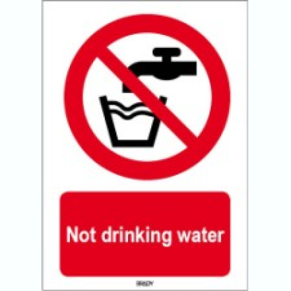 ISO 7010 Sign Not drinking water