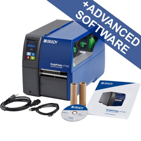 BradyPrinter i7100 600 dpi UK with Brady Workstation PWID...
