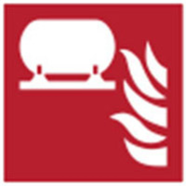 Fixed fire extinguisher installation - ISO 7010