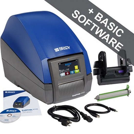 BradyPrinter i5100 300 dpi UK/EU with Cutter and Brady Wor...